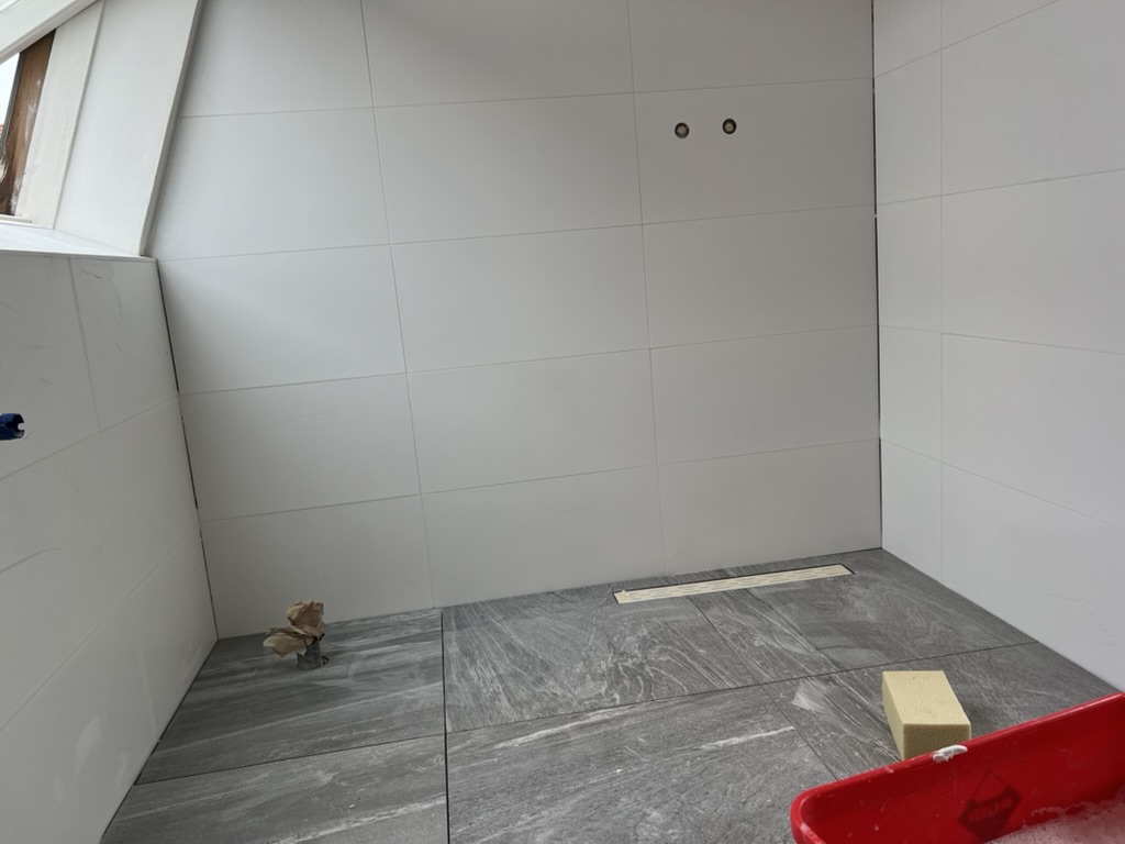 Nieuwe tegelwerk